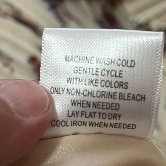 ModCloth Adored Duet Pleated Floral Short Sleeve Collared A Line Dress SZ M - Picture 4 of 10